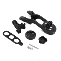 Road Bike Bending Handle Integrated Computer Bracket 130mm Black With Bolts For Canyon H11/H36 Garmin Bicycle Computer Bracket