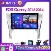 JMCQ 10.1" 2din Android 11 Car Radio Multimidia Video Player RDS DSP For Toyota Camry 8 50 55 2012-2015 Navigation GPS Head Unit