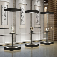 博物館展示櫃古董瓷器文物字畫獨立展櫃藝術館玻璃展示櫃臺陳列櫃179-YJ 快速出貨