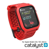 強強滾p-CATALYST APPLE WATCH  耐衝擊防摔保護殼(含錶帶)-紅色