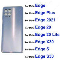 Back Battery Door Housing Cover For Motorola Moto Edge Plus Edge 20 Lite Edge X30 Edge S Pro S30 Rear Cover Back Battery Case