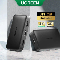 Công tắc HDMI, UGREEN, cho Xiaomi Mi Box, 3 trong 1 ra, hỗ trợ 4K / 30Hz, tương thích với TV box, PS