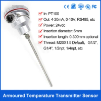 Temperature Sensor Transmitter Probe Type pt1000 Temperature Sensor