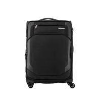 【Samsonite 新秀麗】25吋 Hexel 智慧型商務收納可擴充布面軟殼行李箱(多色可選)