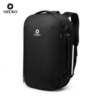 OZUKO Laptop Backpack Travel Bags Men's Multifunction 17 inch Schoolbag for Teenager Waterproof Male Mochila Large Capacity