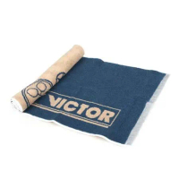 VICTOR 運動毛巾-一只入 海邊 浴巾 游泳 戲水 慢跑 路跑 勝利 墨藍卡其 F