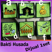 1 Set Badge Bet Krida Saka Bakti Husada Satuan Karya Bordir