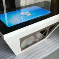 43 49 55 inch IOT smart furniture table,LCD touch screen monitor,Interactive digital signage, wifi AIO Computer PC
