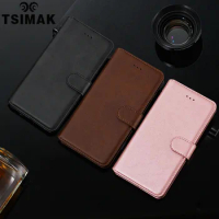 Tsimak Wallet Case For OPPO F1s F5 F9 F11 F15 Pro Top Quality PU leather Fip Wallet Phone Cover Case Coque