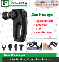 Electric Ergo Fascia Gun Arm Muscle Massager Pijat Leher Kaki Punggung