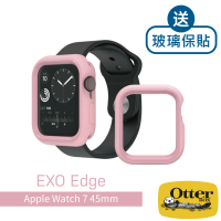 【OtterBox】Apple Watch 7 45mm EXO Edge 保護殼-粉(送玻璃保貼)