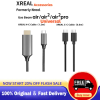 Xreal Accessories XREAL H-C Cable XREAL C-C Cable Formerly Nreal, HDMI to USB-C Cable Compatible with Type-C Beam, MacBooks