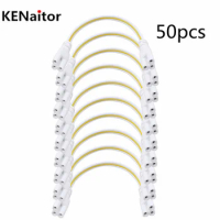 50pcs 3 pin LED Tube Connector 30cm Three-phase T5 T8 Led Lamp Lighting Connecting Double-end Cable Wire