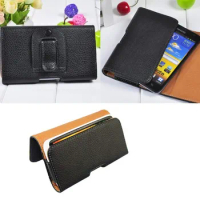 Leather Pouch Holster Belt Clip Case Holder For Sony Xperia Z Ultra XL39H 6.44"/For Huawei Y Max Bag ,High Quality