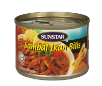 Mini Market Sunstar Sambal Ikan Bilis 叁巴 江鱼仔 罐头 160g x 1
