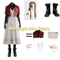 Final Fantasy VII Rebirth Aerith Cosplay Costume Custom Size FF7 Aerith Gainsborough Cosplay