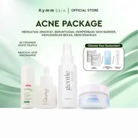 [5pcs] KYMM SKIN Anti Acne Package [Gentle FW, Bakuchiol Serum 20ml, Hydralux Moist [Pot], Acne Spot