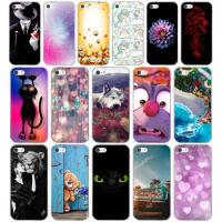 C Phone Case For iPhone 5S 5 S SE Soft Silicone TPU Cute Patterned Paint For iPhone 5S 5 S SE Cases