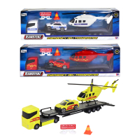 【TEAMSTERZ】英國TZ 直升機運輸三入組(UK合金車 玩具車 模型車)