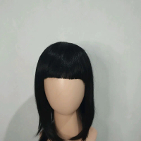 Hair Toupee wanita rambut palsu wig sintetis penutup botak