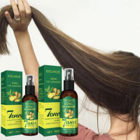 Natural Ginger Hair Growth Spray Promoting Scalp Blood Circulation Hair Growth Hair Tonic Reduce Hair Fall Nourishe Hair Shampoo