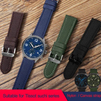 Outdoor Sports Nylon Watch Band For Seiko Citizen Tissot T116 1853 suchi T116 Canvas Men's Watch Strap 18mm 20mm 21mm 22mm 24mm
