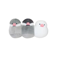 【Kamio】大人的圖鑑系列 絨毛造型筆袋 收納包 文鳥