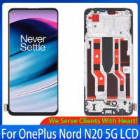6.43" Original AMOLED For OnePlus Nord N20 5G LCD Screen GN2200 Display Frame+Touch Panel Digitizer For OnePlus Nord n20 5g Lcd