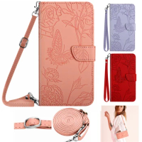 Phone CaseS For TCL 40 30 E SE 305 306 Multi Shockproof Butterfly Anime Wallet Holster Magnetic Vintage Flip Cover