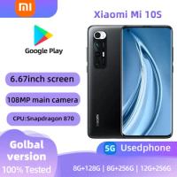 Xiaomi Mi 10s 5G Android 6.67 inch RAM 12GB ROM 256GB Qualcomm Snapdragon 870 used phone