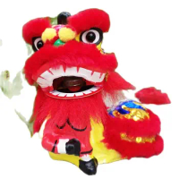 Lion Dance Little Lion Chinese Windmill Head Home Office Decoration South Lion Jewelry Activity Costume Single Lion
