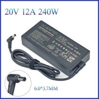20V 12A 240W 6.0X3.7mm AC Adapter Laptop Charger ADP-240EB B For Asus ROG Strix SCAR 17 G733QM G733QR G733QS G733QSA G17 G713IM