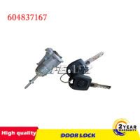 DOOR LOCK BARREL LOCKSET FRONT LEFT FOR VW GOLF 4 IV MK4 BORA VW POLO MK4 9N SKODA FABIA MK1 604837167