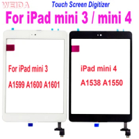 For iPad mini 3 mini3 A1599 A1600 A1601 Touch Glass for iPad mini 4 mini4 A1538 A1550 Touch Screen Digitizer with Home Button
