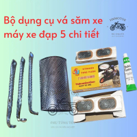 Combo dụng cụ tháo lắp và miếng vá săm xe máy xe đạp Gắn Xe Đạp Đạp Xe Đạp
