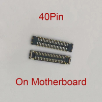 20-50Pcs 40pin LCD Display FPC Connector For Xiaomi Redmi Note 8 7/Note7/Note8/Note 7 Pro/Note 8 Pro Screen Plug On Motherboard