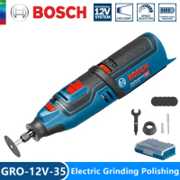 Bosch Mini Electric Tool GRO 12V-35 Cordless Rotary Tool Mini Engraving Grinding Polishing Machine Rechargeable Variable Speed