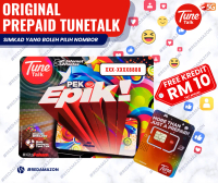 【ORIGINAL TUNETALK PREPAID 5G SIMCARD】PEK EPIK / SIMKAD / UNLIMITED DATA / UNLIMITED CALL / TUNETALK