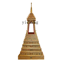 YY Solid Wood Floor Large Buddha Shrine New Chinese Buddha Worship Table Buddha Stand Shrine
