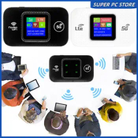 4G LTE Wireless WiFi Router Wireless Internet Router 150Mbps Hotspot Portable WiFi Device Plug Play Portable WiFi Mobile Hotspot