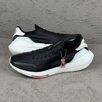 Adidas Y-3 Ultraboost 21 Black Red Core White (100% Original) [H67476] 48