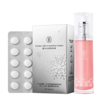 【Starnic 星采保養品】光感奇肌修復組(光感雪亮錠+奇肌修復大菁粹60ml)
