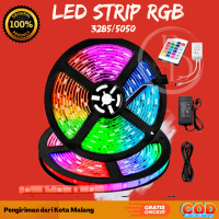 Lampu LED Strip RGB Remot LAMPU HIAS KAMAR 5050/2835 5M 10M