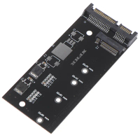 Penjana SATA M.2 ngff SSD ke SATA 3 Kad Pengembangan Penyesuai, Kunci B + M, Serasi dengan M.2 ngff 