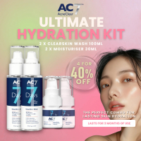 [2M+2W] AC7D 2x Moisturiser 30ml + 2x ClearSkin Wash 100ml - Acne Clear 7 Days | Acne Treatment for 