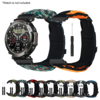 Watch Band For Amazfit T-Rex Ultra Multi-functional Outdoor Adjustable Strap For Amazfit T-Rex Ultra Watch Strap with Compass