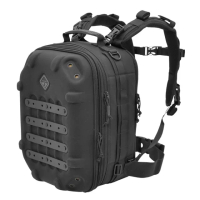 【Hazard 4】Grill Hard MOLLE Photo Backpack 戶外生存遊戲 硬殼雙肩後背相機包 BKP-GRL-BLK(公司貨-黑色)