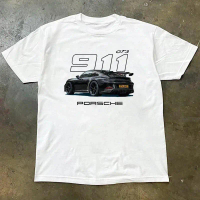 Baju T-shirt 911 Racing GT Racing Team Baharu Tops Lelaki