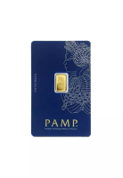 LITZ [1 gram] LITZ PAMP Suisse Gold Bar - Lady Fortuna (999.9) PG012