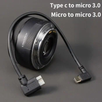 Micro/Type C To Micro USB 3.0 Cable For Canon 5D4 5DSR 7D2 Nikon D800 D810 D850 Picture Live Cable Cloud Photography Data Cable